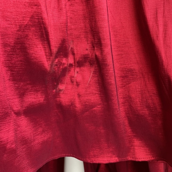 B Darlin hi lo dress burgundy Sz 5/6 - Picture 6 of 7